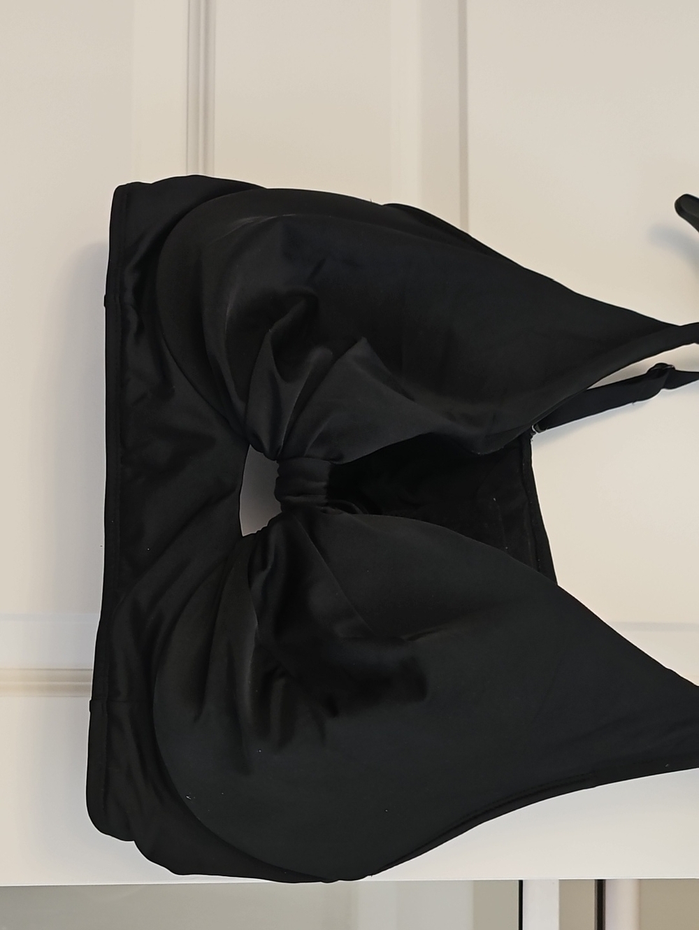 Lane Bryant Black Twist-Front Swim Top